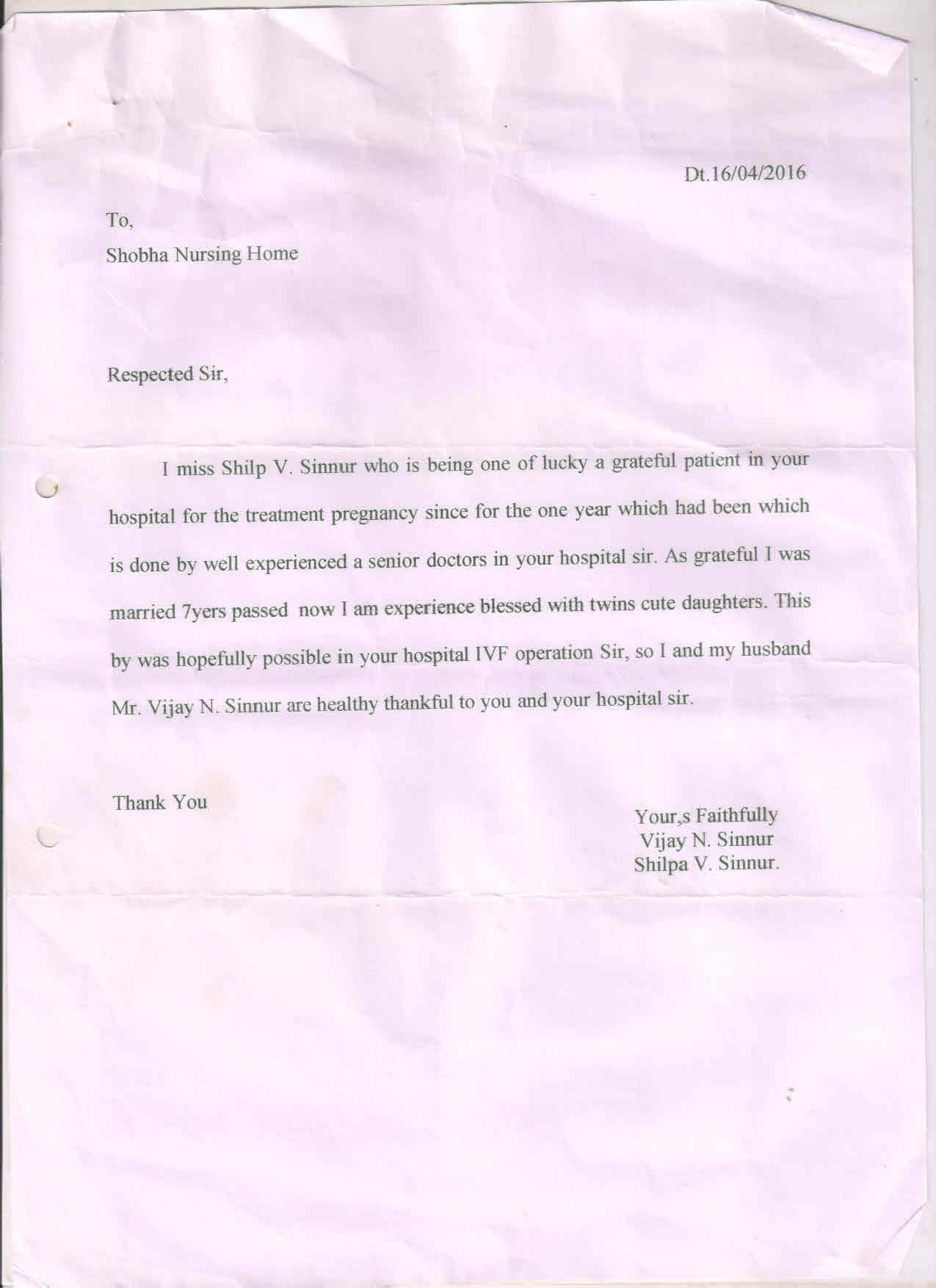 Patient testimonial 18